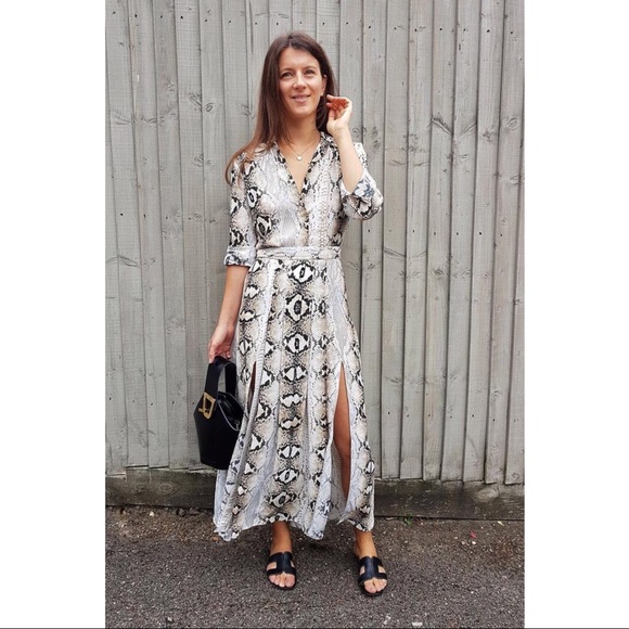 snake shirt dress topshop